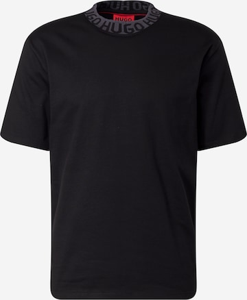 HUGO Red Shirt 'Daffir' in Black: front