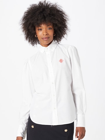 Polo Ralph Lauren Блуза 'BRIA' в бяло: отпред