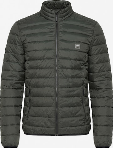 Carrera Jeans Outdoorjacke 'Upright-Collar' in Grün: Vorderseite