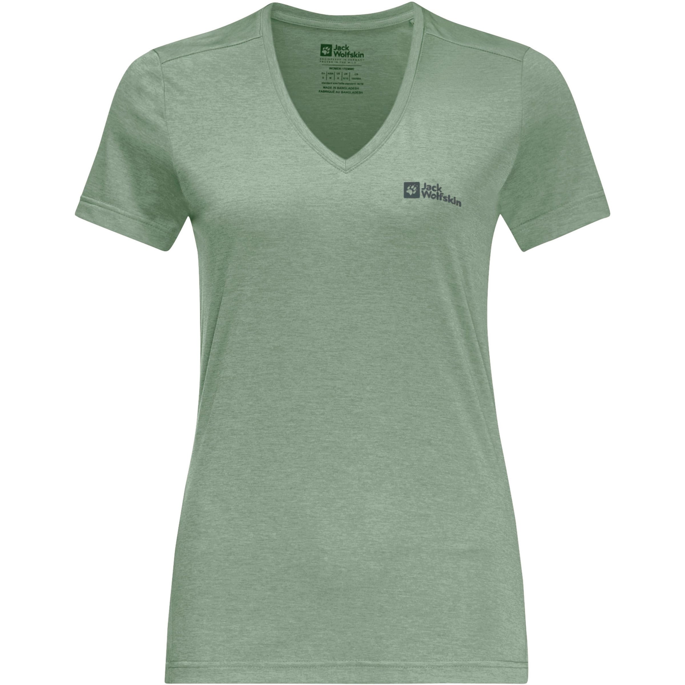 JACK WOLFSKIN Funktionsshirt in Grün: Vorderseite