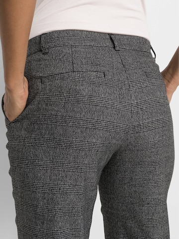 bonprix Slimfit Chino nadrág - szürke