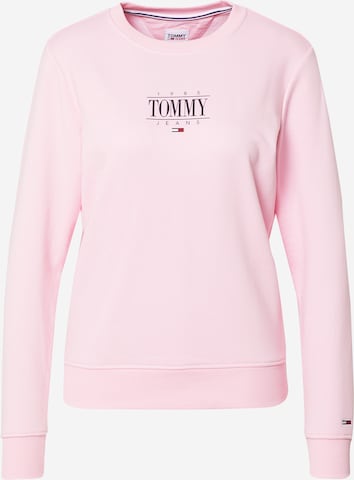 Tommy Jeans Sweatshirt in Pink: front