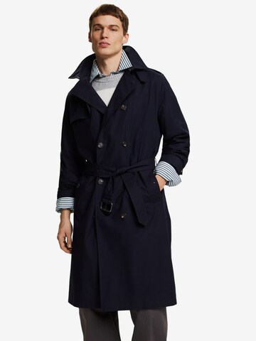 ESPRIT Between-Seasons Coat in Blue: front