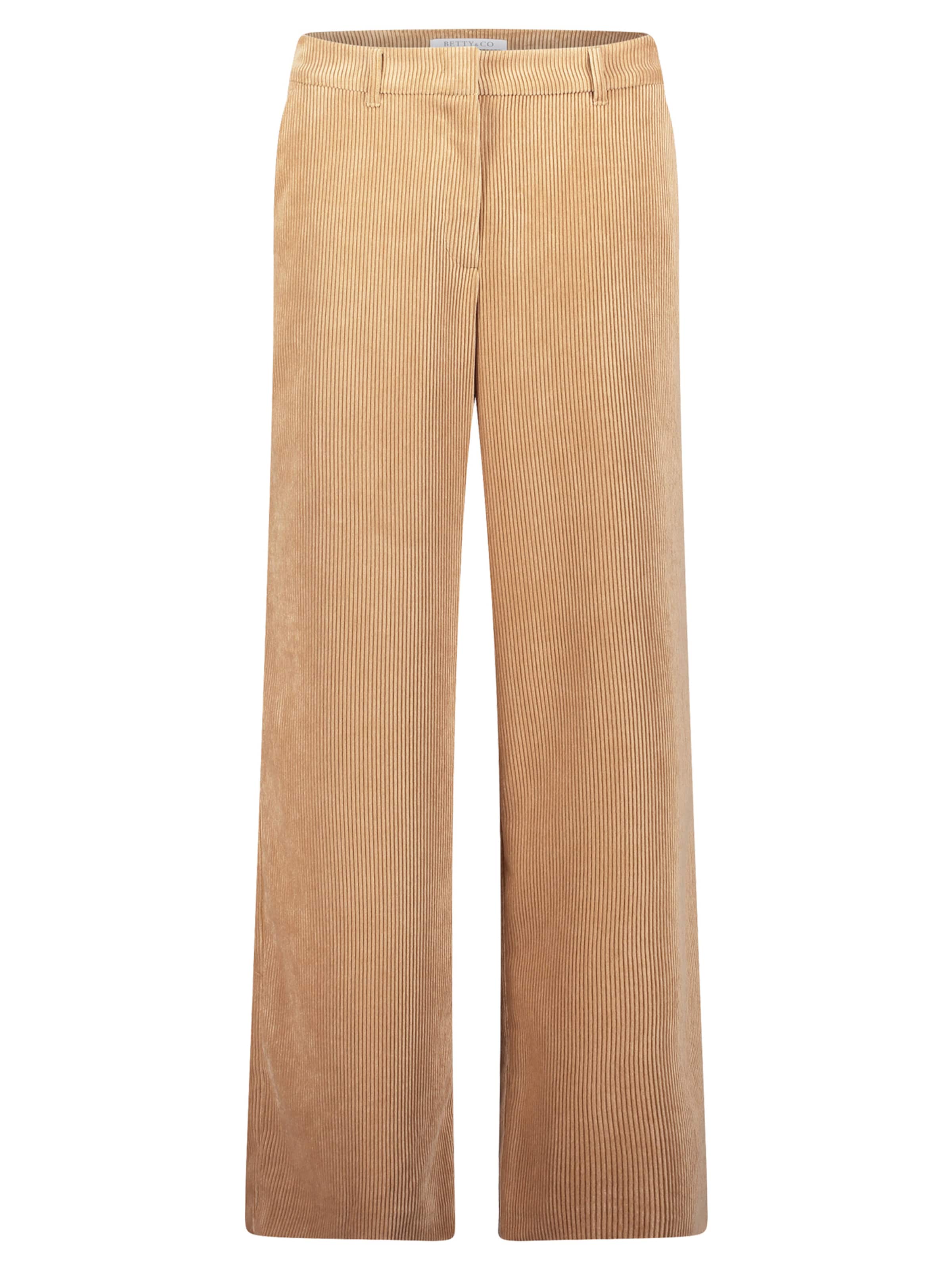 Loosefit Pantalon Betty & Co en marron : devant