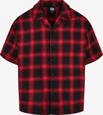Urban Classics Button Up Shirt in Black: front