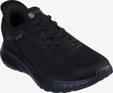 Baskets basses 'BOBS Squad Chaos - Solid Step' SKECHERS en noir : devant