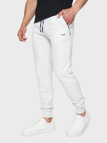 Threadbare Tapered Pants 'Scout' in White: front