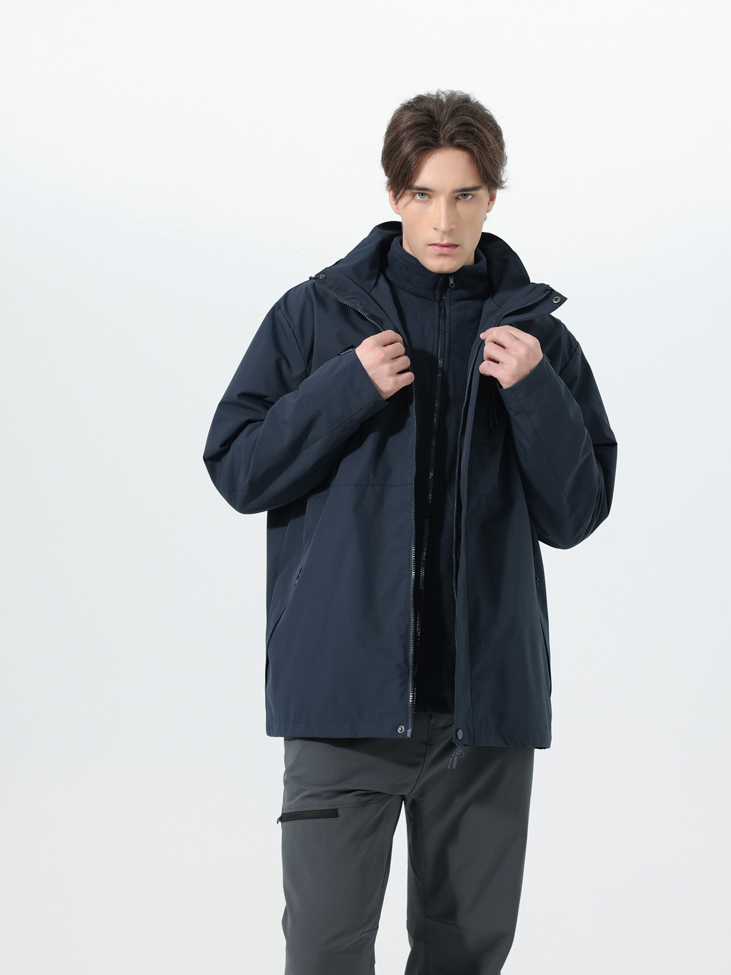 YOUTHUP Funktionsjacke 'Verbindung'‌‌‌ in Blau