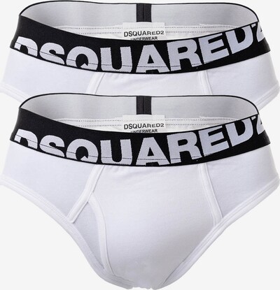 DSQUARED2 Slip in schwarz / weiß, Produktansicht