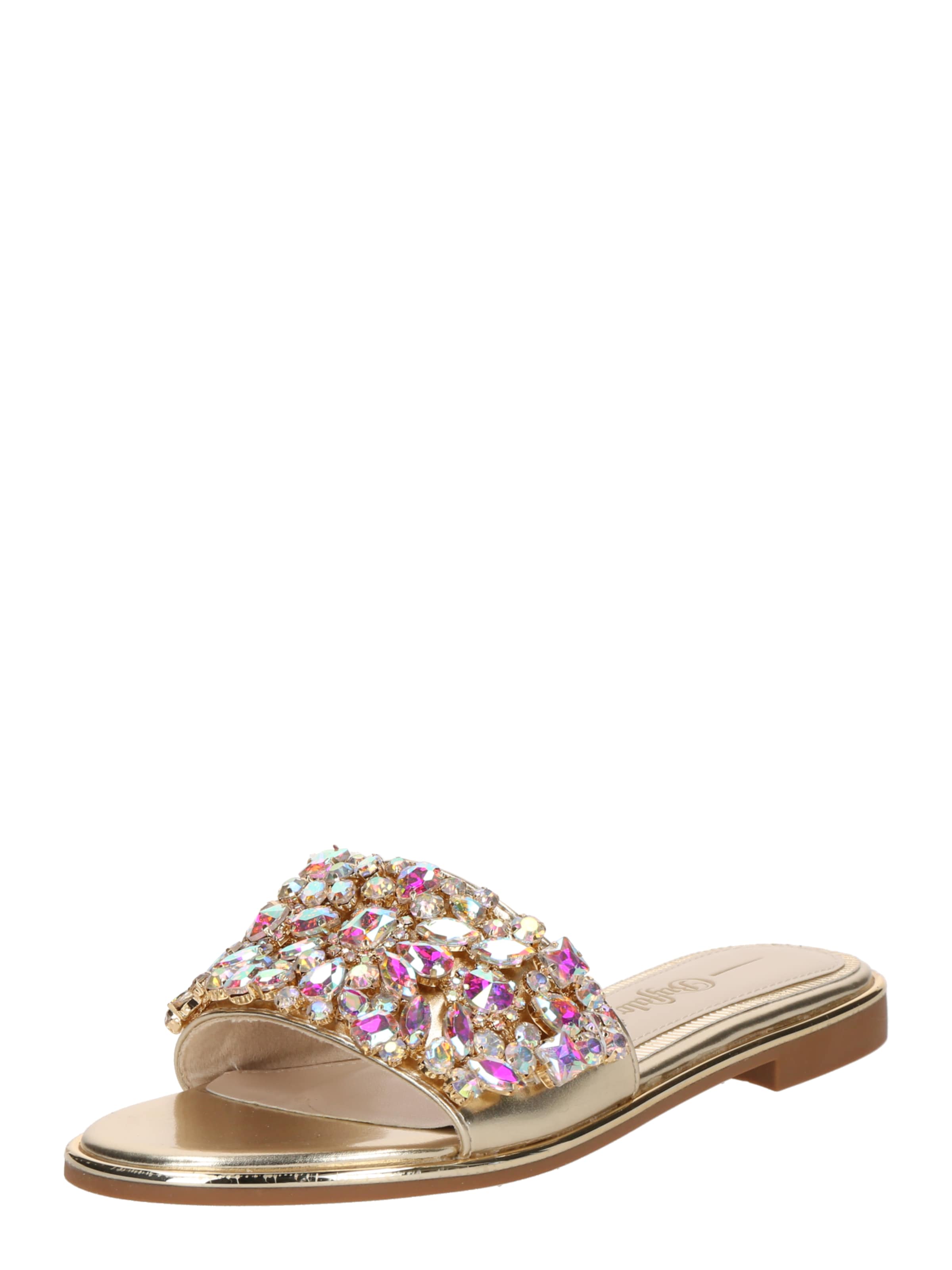 BUFFALO Šľapky 'Kira' - Zlatá: predná strana