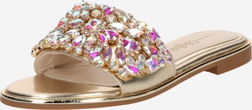 Zoccoletto 'Kira' di BUFFALO in oro: frontale