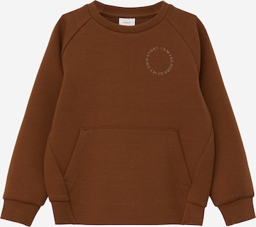 s.Oliver Sweatshirt i brun: forside