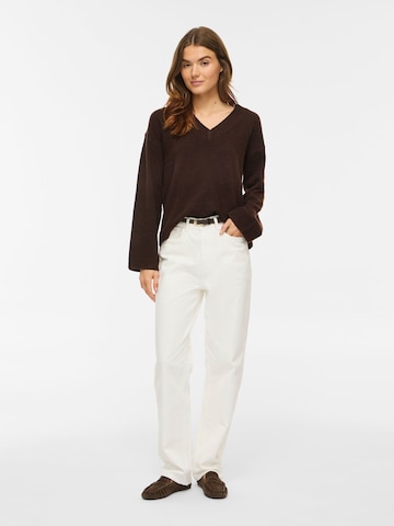 VILA Sweater 'VILiga' in Brown