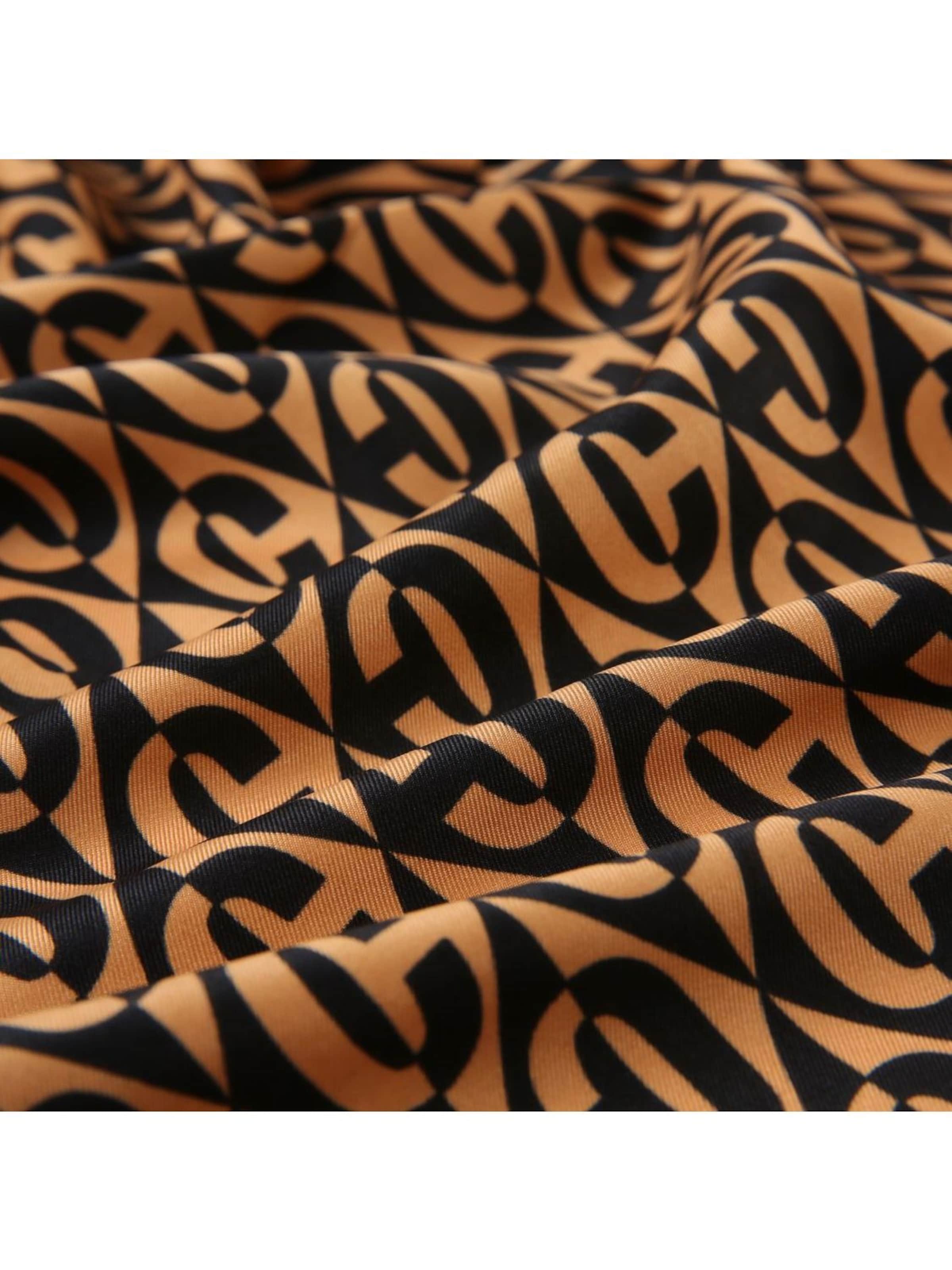 Écharpe 'Grand carré de Soie C-LikeCabale Zoé' alberto cabale en noir