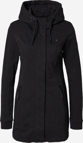 Ragwear Sweatjacke 'LETTI' in Schwarz: predná strana