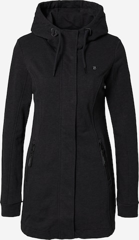 Ragwear Sweat jacket 'LETTI' in Black: front