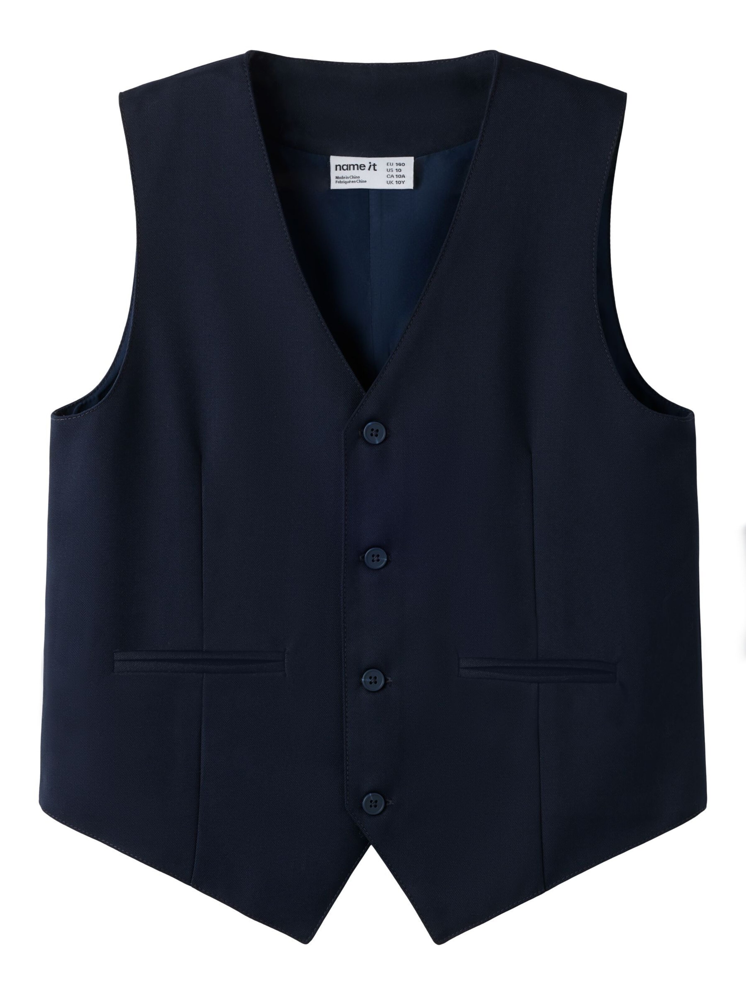 NAME IT - Chaleco en azul: frente