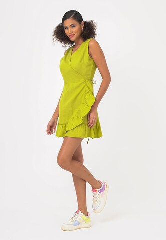 FRESHLIONS Sommerkleid 'Mailinda' in Grün
