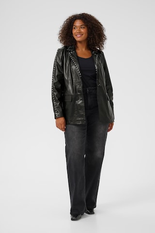 Blazer 'Tera' KAFFE CURVE en noir