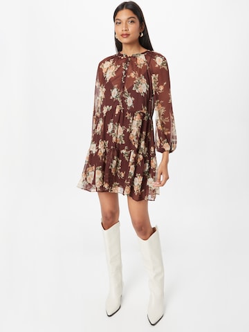 Robe Abercrombie & Fitch en marron : devant