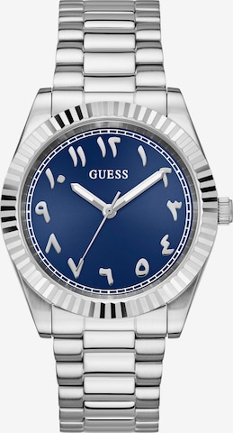 GUESS Uhr 'Connoisseur' in Silber: Vorderseite