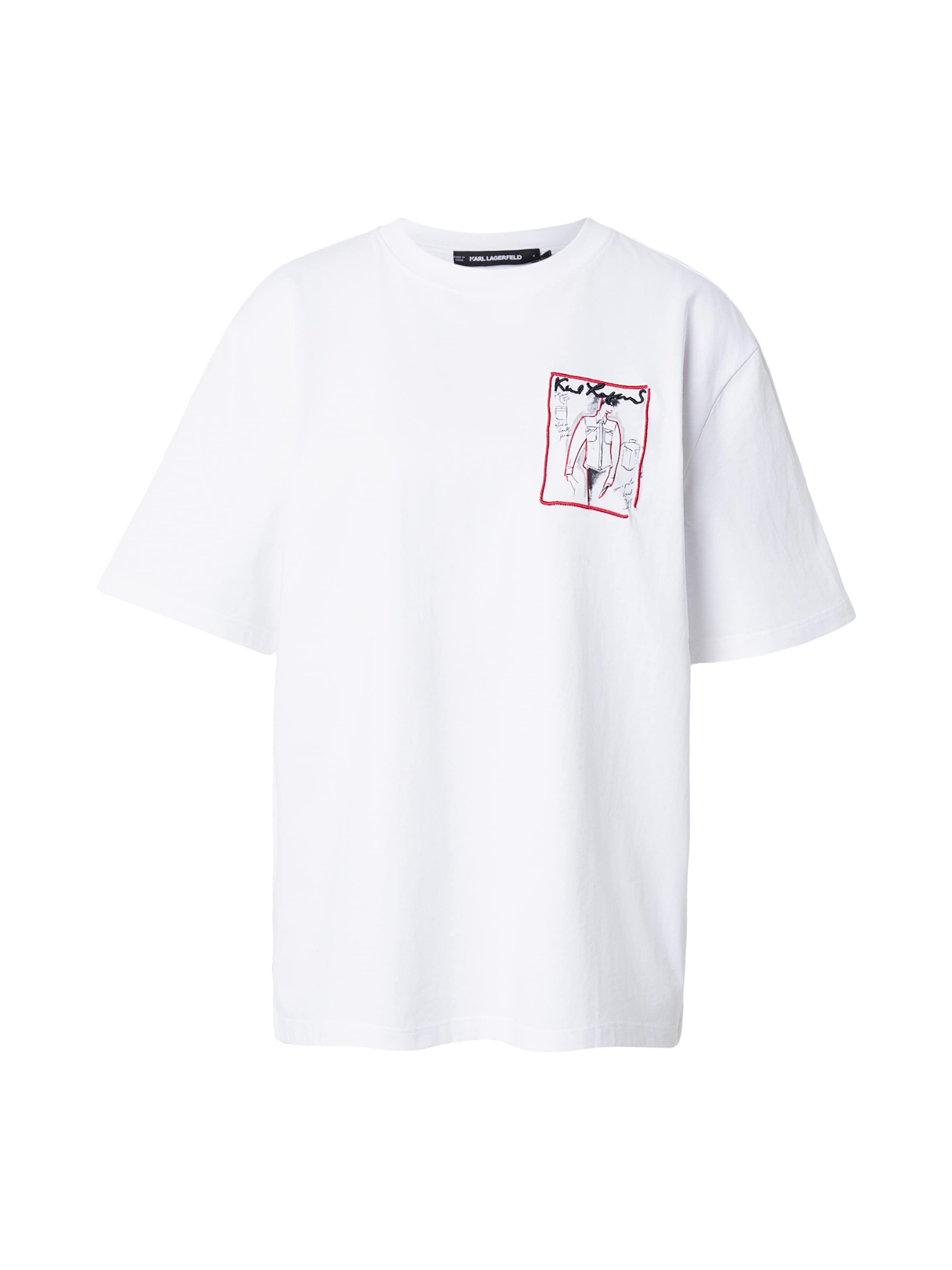 Karl Lagerfeld Oversized shirt in White: front