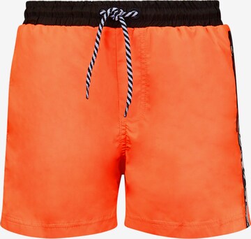 Pantaloncini da bagno 'Rider' di Retour Jeans in arancione: frontale
