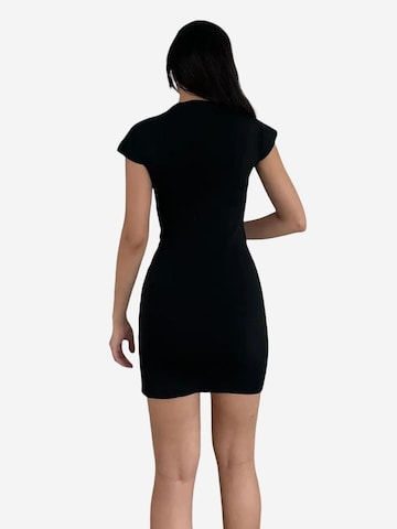 MixRay Strickkleid 'Strickkleider'‌‌‌‌‌‌ in Schwarz