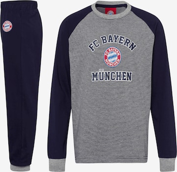 FC BAYERN MÜNCHEN Pajamas 'FC Bayern München' in Blue: front