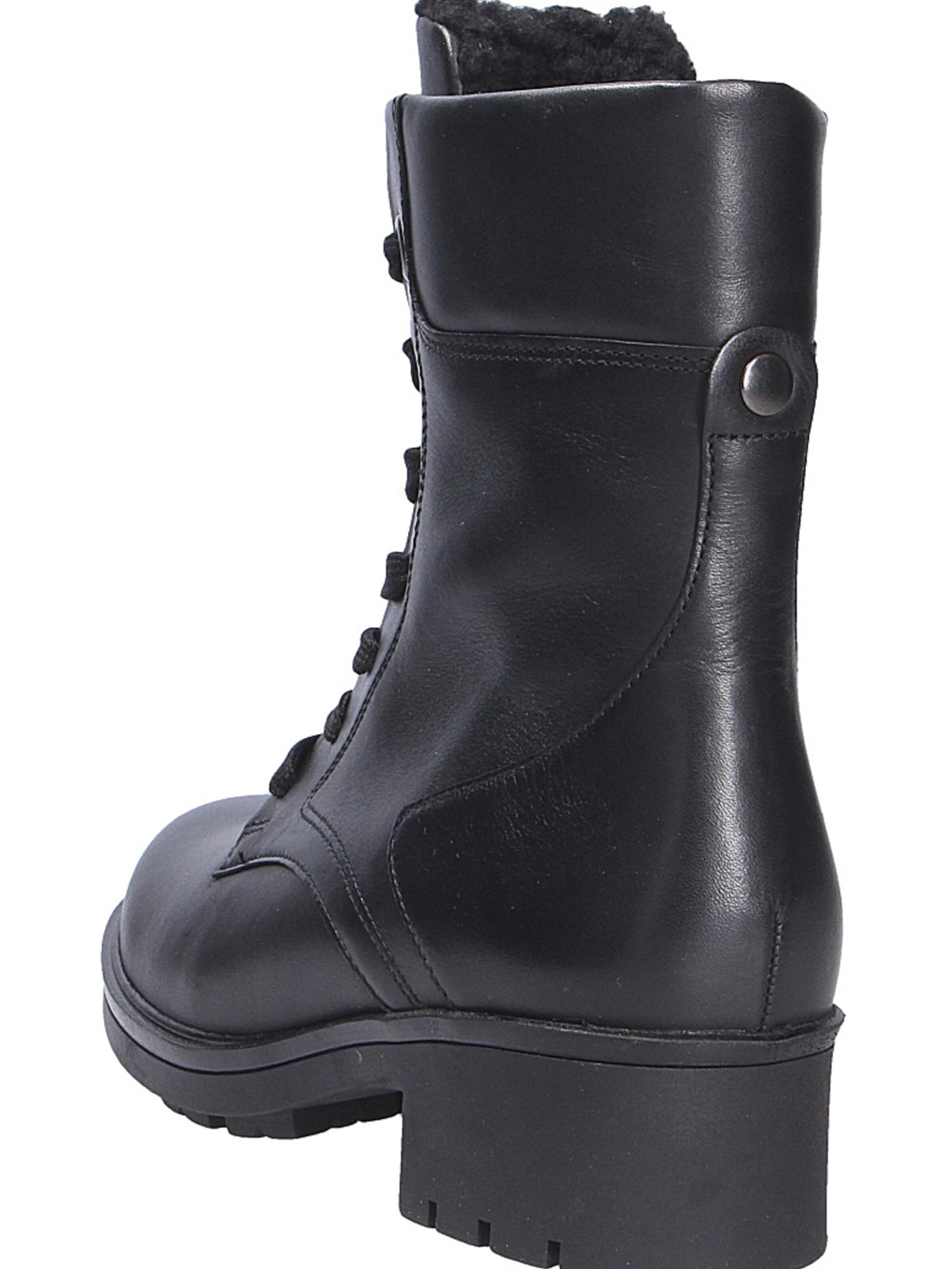 GABOR Lace-Up Boots in Black