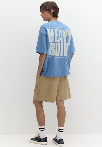 Pull&Bear Tričko 'STWD' - Modrá