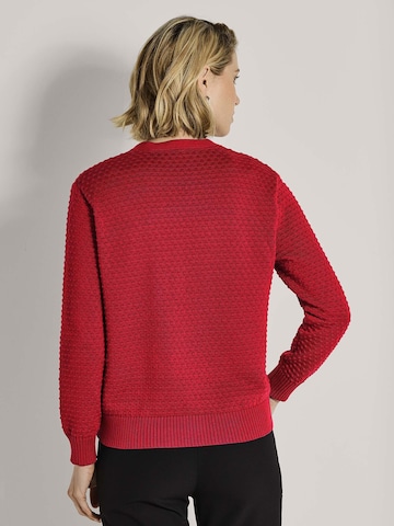 MADELEINE Gebreid vest in Rood