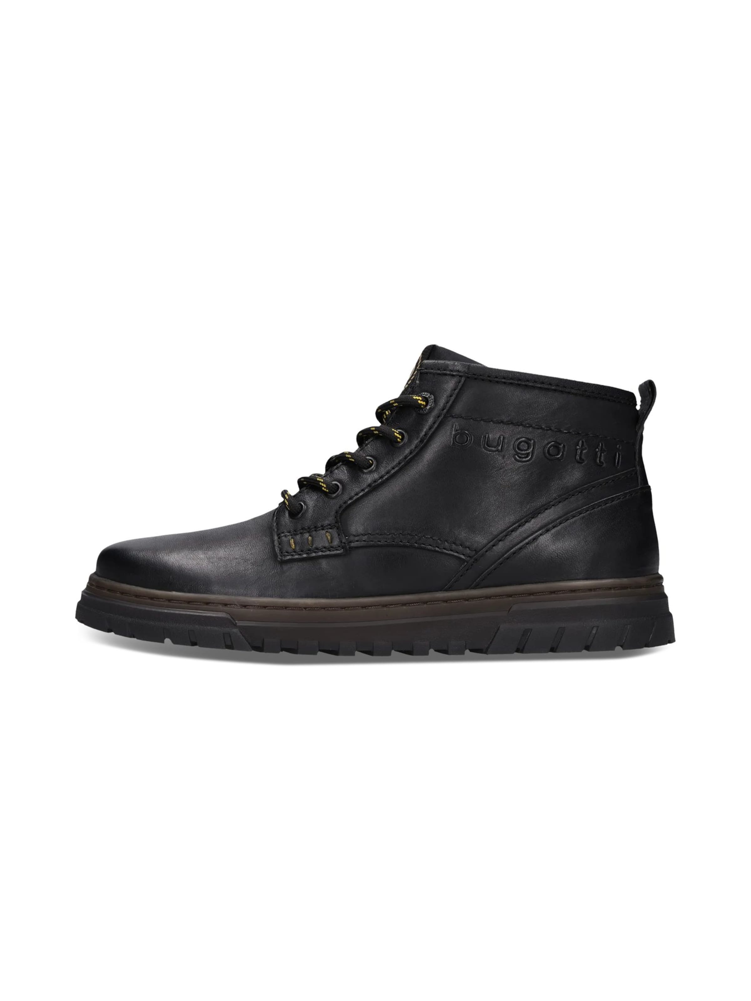 bugatti Schnürboots in Schwarz