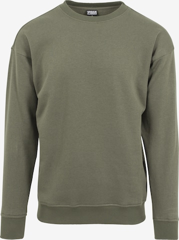 Urban Classics Sweatshirt in Green: front