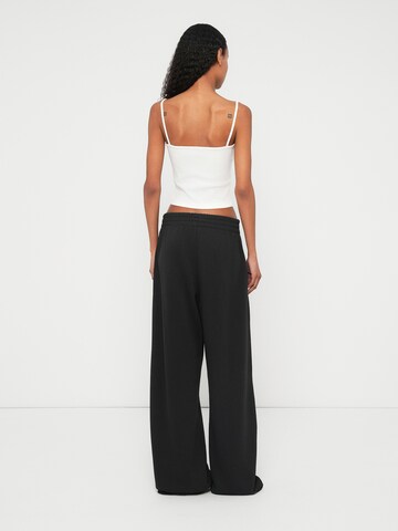 Wide Leg Pantalon 'P-ZENIA-OD' DIESEL en noir