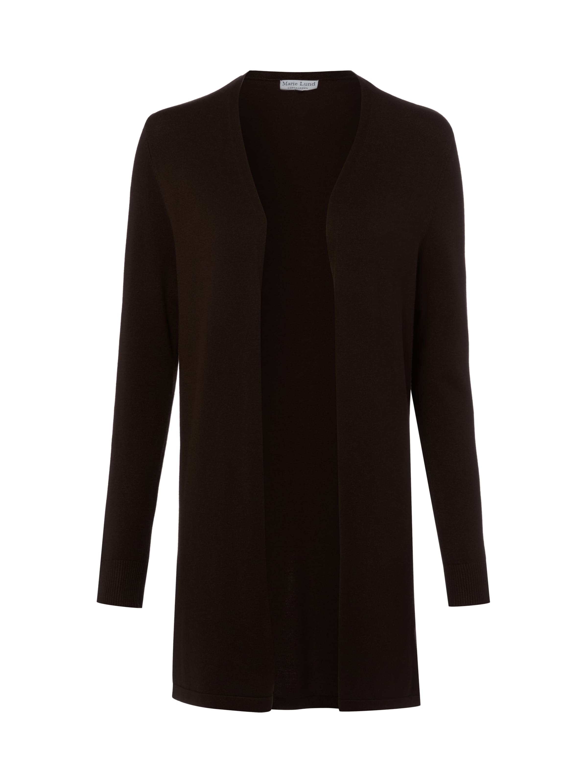 Marie Lund Knit Cardigan in Brown: front