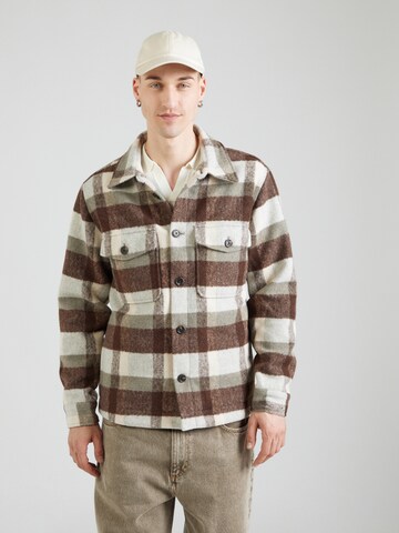 SELECTED HOMME Демисезонная куртка 'SLHARCHIVE' в Серый: спереди