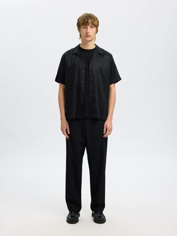 SELECTED Regular fit Overhemd 'SLHNoa' in Zwart