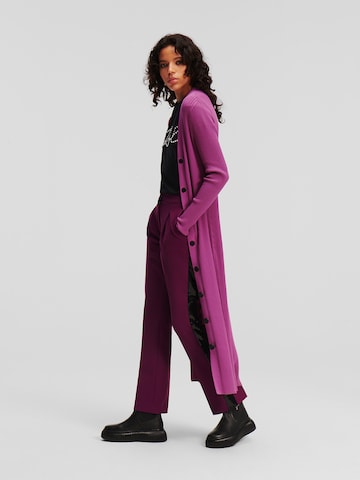 Robes en maille Karl Lagerfeld en violet