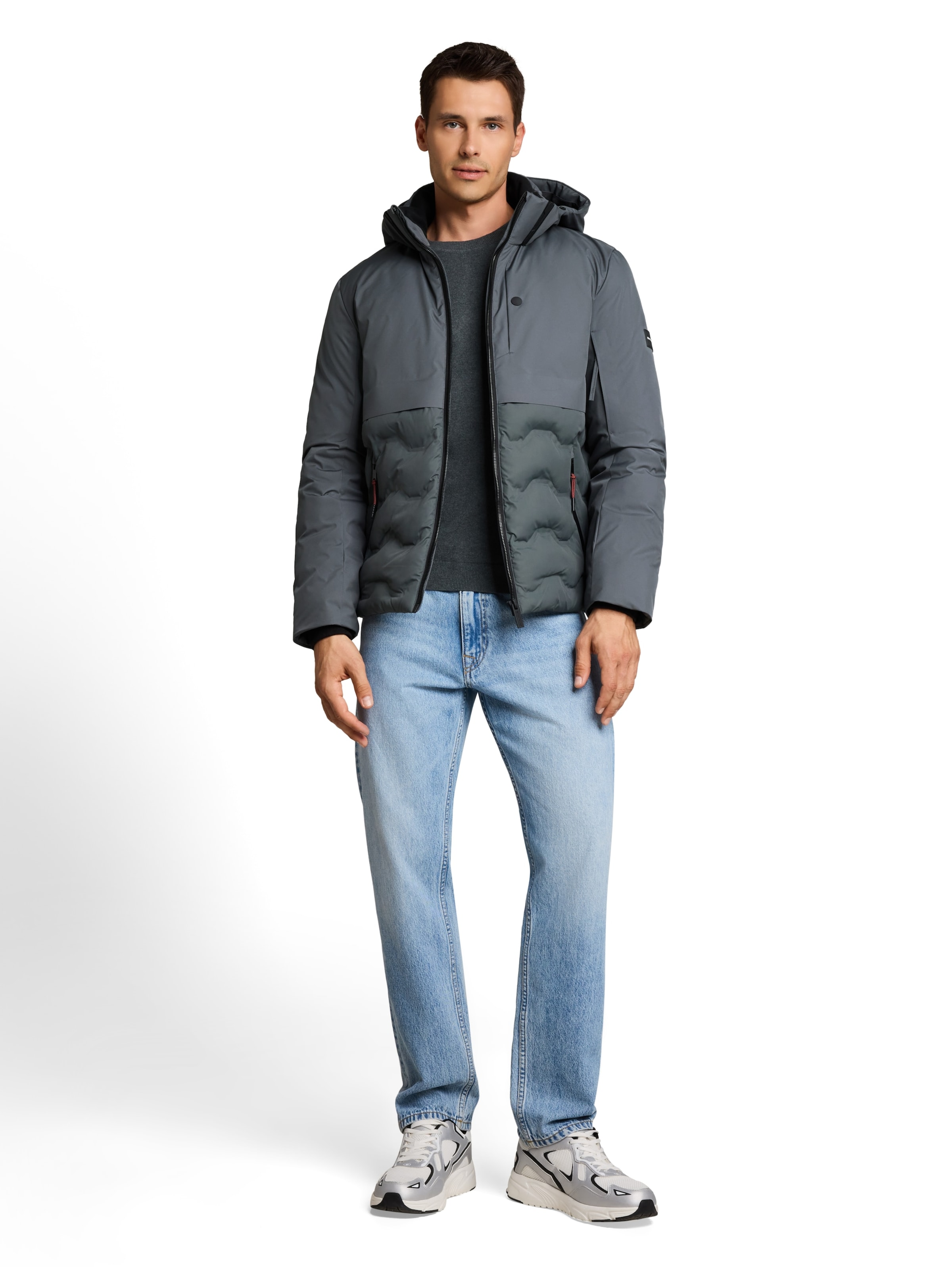 TOM TAILOR - Chaqueta de entretiempo en verde
