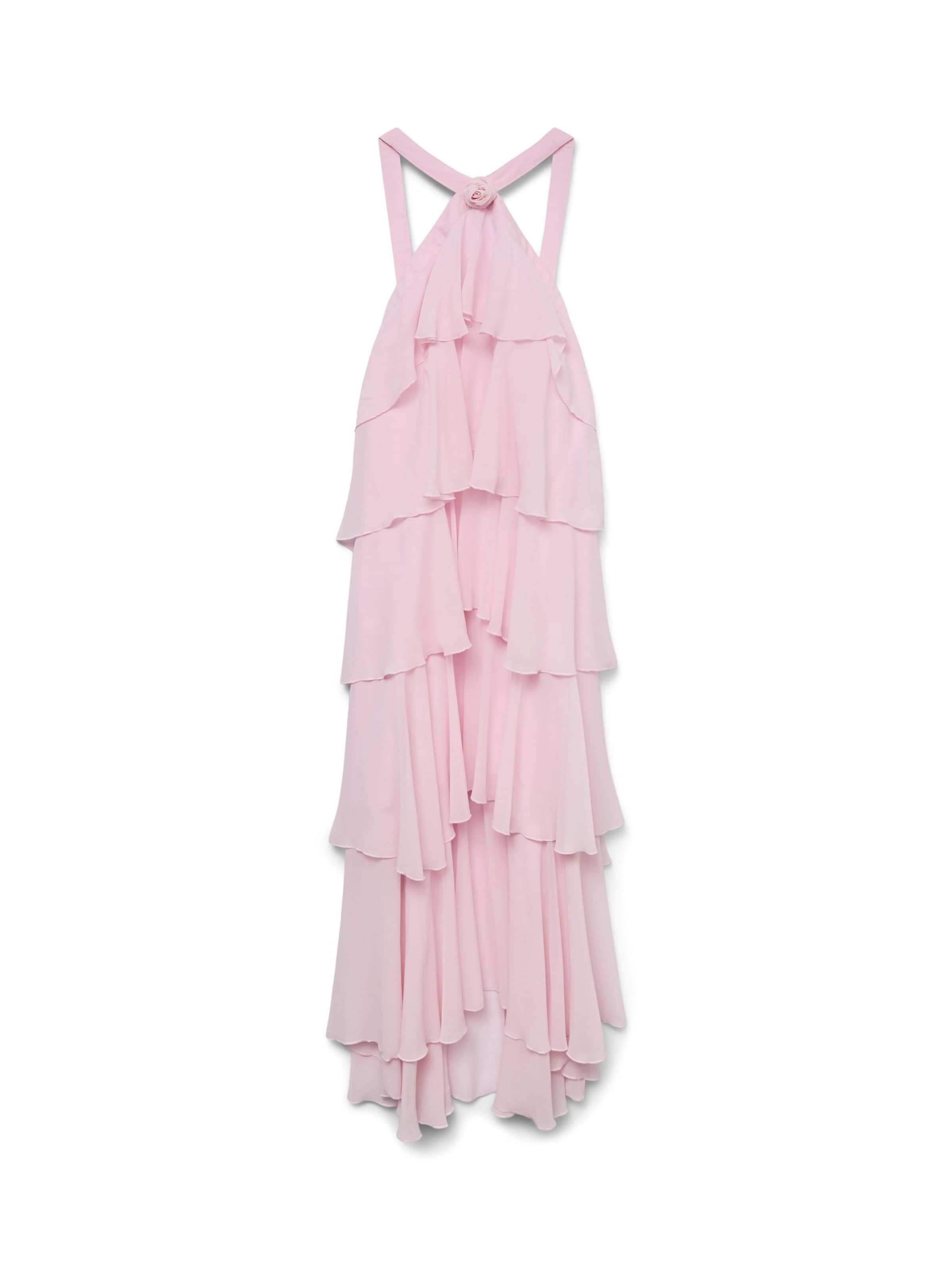 Robe 'VMFelicia' Vero Moda Curve en rose : devant