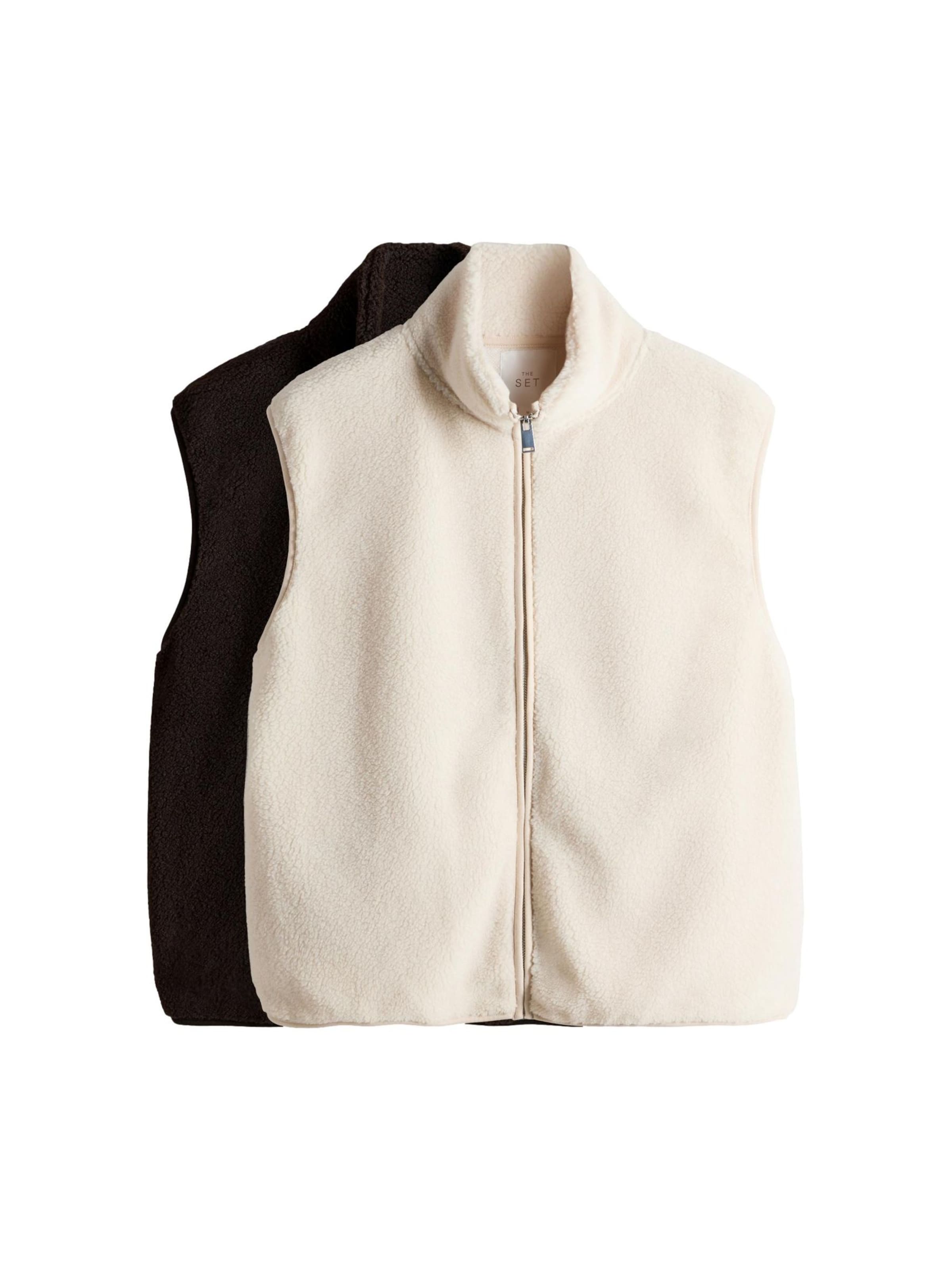 The Set Γιλέκο σε μπεζ: μπροστά