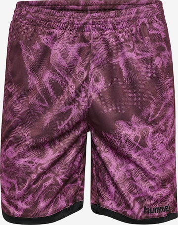Hummel Workout Pants 'Blaze Club 26' in Purple: front