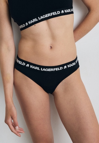 Karl Lagerfeld Slip in Schwarz: Vorderseite