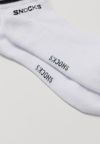 Chaussettes SNOCKS en blanc