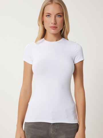 T-shirt Happiness İstanbul en blanc