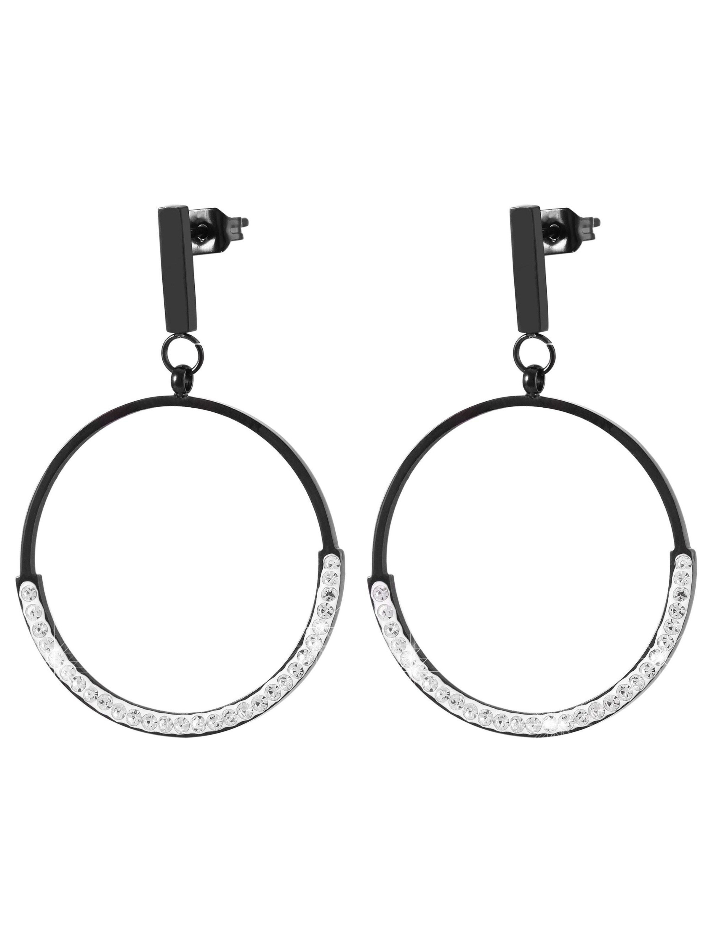 Akzent Earrings 'Alani, hautverträglich' in Black