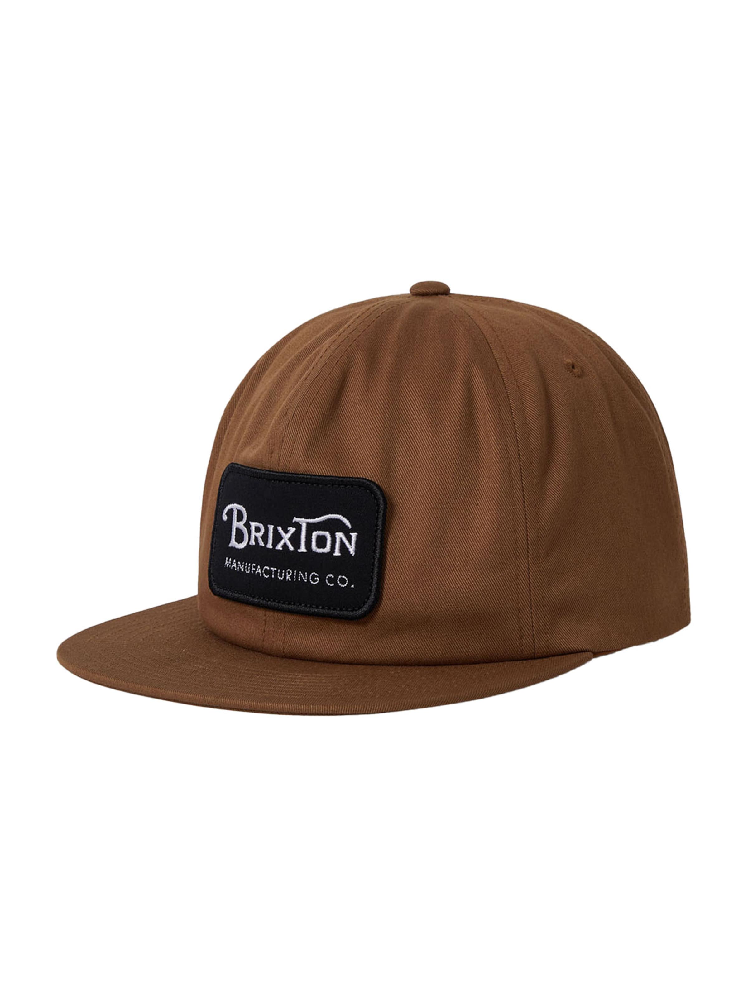 Brixton Cap 'GRADE' in Brown: front