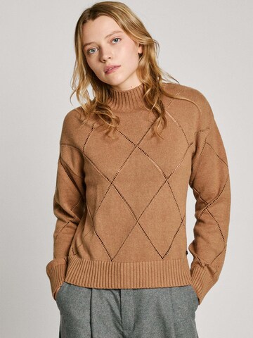 Pepe Jeans Pullover ' IDRIS PERKINS ' in Beige: Vorderseite