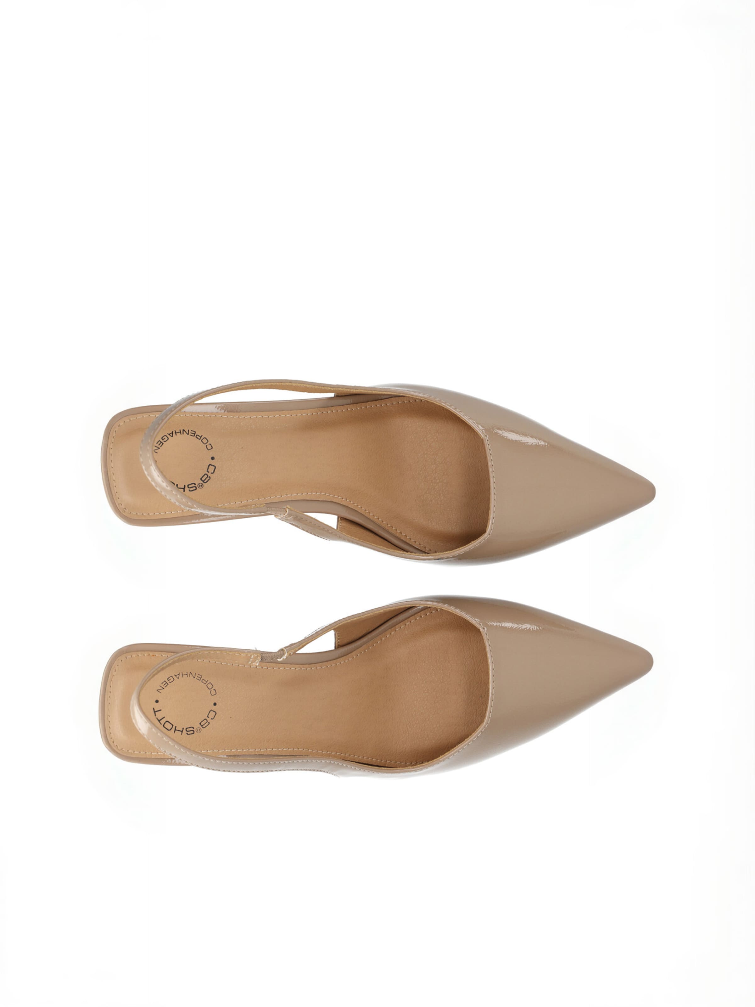 Ca'Shott - Zapatos con plataforma ' CASHELENE ' en marrón: arriba